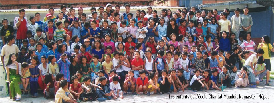 Les enfants de l’école “ Chantal Mauduit Academy “ ‐ Kathmandu ‐ Népal 2007