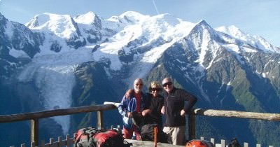 Deux “Namastiens” au sommet du Mt-Blanc 2009
